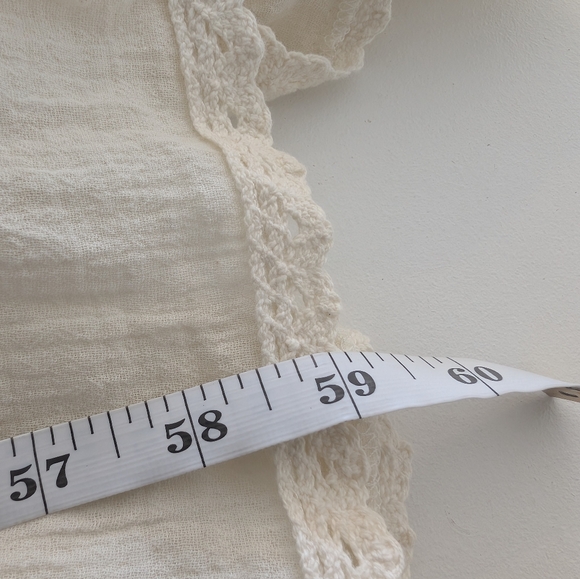 Wonderly Bohemian Chic Cream Tiered Maxi Dress Size 1X - Picture 8 of 9